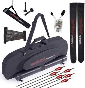 Southwest Archery Universal Traditional Takedown Bow Kit (Draw Weight: 35lb-45lb, Color: Red)
