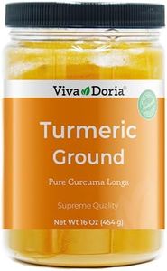 Viva Doria Turmeric Root Powder 16 oz, 100% Raw Indian Curcumin Powder, All Natural Turmeric