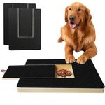 Lighterday Dog Scratch Board for Nails with Snack Box,Dog Nail Scratchboard with 2 Replacement Sheets of Sandpaper,Alternative Scratching Pad Dog Nail Clippers Grinders for Pets Nail Care