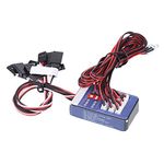 RC Car Light Kit 12 LED Simulation Lights Smart System Flash Lighting for RC 1/10 1/8 Scale Models RC Car Tank Deformation Model