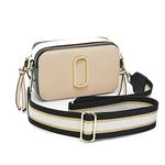 PALAY® Crossbody Bag for Women Small Square PU Bag for Women Hand Bag Clutch Bag Sling Bag with Detachable Wide Shoulder Belt Pure Color Shoulder Bag for Daily, Beige