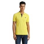 Pepe Jeans Men's Regular Fit T-Shirt (PM542215_Yellow_Pop