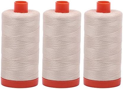 3-PACK - Aurifil Light Beige - A1050-2310 - Mako Cotton Thread Solid 50WT 1422Yds each3