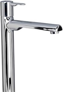 JAQUAR Florentine Prime Series Table Mounted Tall Boy Cold ONLY Basin TAP (Chrome) | TOP Lever, Brass Body Water Tap/Faucet/Cock for Bathroom/Kitchen Wash Basin | FLP-CHR-5021PM