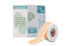 LANLOY Silicine Scar Sheets, Silicone Scar Tape Roll,Scar Silicone Strips,Reusable, Professional Scar Removal Sheets C-Section,Surgery,Burn,Keloid (1pcs Scar repair tape) (Scar Repair Tape 1 Roll)