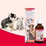 Beaphar Eye Cleaner Drop for Dogs and Cats | Eye Wash Drop Use for Remove Eye Discharge and Debris | 50 ML