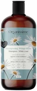 ORGANISSIME - Shampooing Pelage Blanc controlé écocert, Bio et naturelle, pour chiens