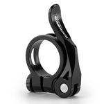 ROCKBROS Bike Seat Post Clamp Bike Clamp Bicycle Seat Clamp 31.8/34.9mm Aluminum Tube Clamp Quick Release Seat Post Clamp for 27.2-28.6mm/30.4-31.8mm Mountain Bike Road Bike Seat Tube Clip