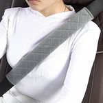 SONAICHTE Seatbelt Covers Seat Belt Cover Pad Car Accessories Car Seat Belt Pads Seatbelt Cushion seat Belt Cover pad for Adults 2 Pack 15.5in（Gray）