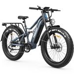 FREESKY 2026 Swift horse Ultra BAFANG Motor Electric Bike for Adults, 48V 35Ah Battery Ebike 140 Miles, 26" Fat Tire Dirt Mountain E Bike, Full Suspension, UL 2849 Certified by TÜV