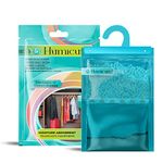 Humicure Moisture Absorber Dehumidifier Hanging Bags with 1 Litre Absorption Capacity for Wardrobe, Bathroom, Kitchen and Bedroom; Prevents Mould & Fungus (Pack of 1, Ocean Breeze)