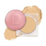 SUGAR Cosmetics Mettle Cream To Powder Foundation | Full Coverage & Matte | 12gm - 20 Galao (Light Medium, Golden Undertone) - 12 g