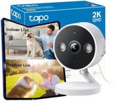 Tapo 2K 4MP Wifi Camera, Indoor/Outdoor Camera Dual Usage, Baby and Pet Camera, 𝐒𝐦𝐚𝐫𝐭 𝐀𝐈 Detection & Tracking, Weatherproof, CCTV, Color Night Vision, Works with Alexa&Google Home (Tapo C120)