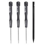 Fixinus 3-Piece Phillips Screwdriver Set with Ntistatic Nylon Spudger, Contains PH0, PH00, PH000, Ideal for Laptop, PC Repair