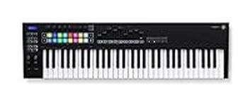 Novation Launchkey 61 [MK3] MIDI Keyboard Controller - Seamless Ableton Live Integration. Chord Mode, Scale Mode, and Arpeggiator — for Music Production