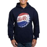 CafePress Pepsi Bottle Cap Sweatshirt Men's Dark Hooded Sweatshirt Hoodie Navy