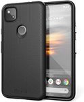 Crave Pixel 4a Case, Dual Guard Protection Series Case for Google Pixel 4a - Black