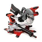 Einhell Power X-Change 36V Cordless Sliding Mitre Saw - 254mm, LED, Laser Guide, 340mm Drag, 45° Mitre, +/-47° Bevel - TE-SM 36/10 Li Single Bevel Circular Saw (Batteries Not Included)