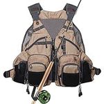 Fly Fishing Vest Pack Adjustable fo