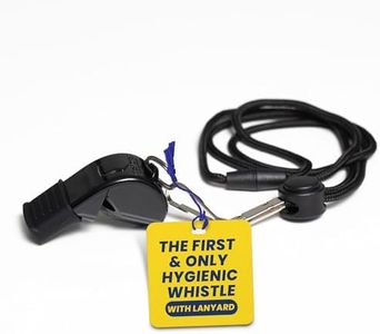 The Protector Whistle P51 - Classic Coach Whistle - Official Whistle for Sports, Cushioned Mouth Grip, Loud Safety Whistle for Adults with Breakaway Lanyard - Emergency Whistle Teacher Lifeguard