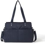 Baggallini The Only Bag - Multi-Compartment Crossbody Tote Bag for Women, French Navy, One Size