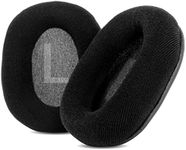 TaiZiChangQin ANC8 Ear Pads Ear Cushions Earpads Replacement Compatible with Ausdom ANC8 ANC 8 Headphone Velour Black