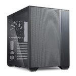 Lian Li O11 AIR MINI Black - High Airflow Compact Modular Tower Case