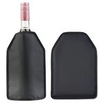 The Wine Chiller Wine Cooler Sleeve, High Quality Solid Gel Wine Sleeve, Reusable Wine Bottle Cooler, Black