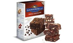 Ghirardelli Triple Chocolate Brownie Mix 2.26kg Makes 4 Batches | Premium Brownie Mix | 3 Kinds of Chocolate Chips | Brownie Lovers | Easy to Make | Sold by Essential Products