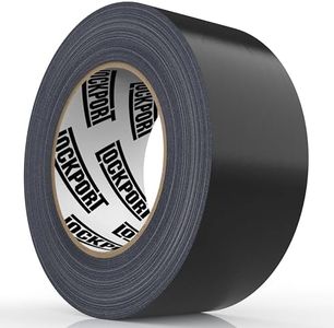 Lockport Black Duct Tape 2in x 60 Yards - Heavy Duty, Waterproof, No Residue - Black Duct Tape Heavy Duty Waterproof for Home, DIY, B2B Projects, and Repairs