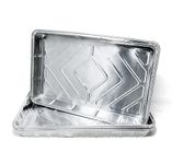 Bakery Direct Ltd 25 Large Foil tray bake containers aluminium recyclable 12 x 8 includes 2 FREE 21" disposable piping bags!