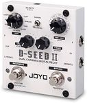 JOYO D-SEED-II Multi Pedal Effect, Stereo Looper Effect & Delay Pedal Effect for Electric Guitar Dual Channel & 8 Digital Delay Modes