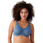 Wacoal Women's Full Support Underwire Sport Bra, Coronet Blue, 36C