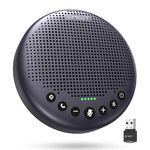 EMEET Conference Speaker and Microphone w/8 Mics, 360° Voice Pickup, Noise Reduction, Bluetooth/USB/Dongle Speakerphone for 10 People w/Daisy Chain for 18, Compatible w/Leading Platforms, 2024 Version