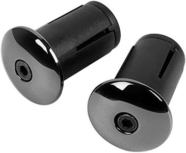 Bike Handlebar End Plugs - Expanding, Adjustable Handlebar Bike Bar Ends for Mountain, Road, BMX, MTB Bicycle - 2 Set Plug or Cap for Bike Bars (Free Installation Tools