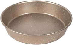 COOK WITH COLOR Bakeware Non Stick Cake Pan, Speckled 9” Round Baking Pan, Cake Baking Pan (Champagne)