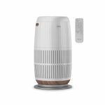 Havells Studio Meditate AP 250 Air purifier with SpaceTech Air Purification Technology | Remote Control with TiO2 module & Integrated H14 HEPA filter (Silver Satin)