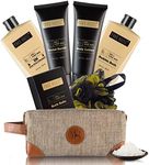 Yard House Mens Bath and Body Gift Set - Musk and Blonde Woods - Luxury Christmas, Birthday, Fathers Day Gifts From Daughter, Wife, Son For Dad, Husband - Relaxing Spa Kit for Him in Toiletry Bag