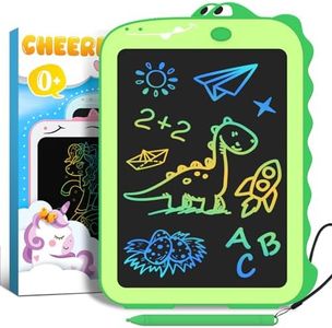 LCD Writing Tablet Kids Toys 8.5" Toddler Toys Learning Drawing Board Dinosaur Toys for 3 4 5 6 7 Year Old Boys Girls Birthday Gifts Idea Light Doodle Pad Christmas Gifts Stocking Stuffers for Kids