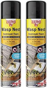 Zero In Wasp Nest Killer Foam 300ml - Twinpack, multicolour
