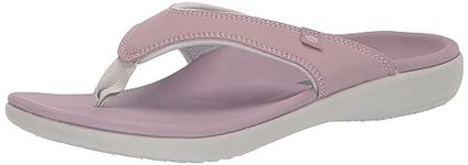 Spenco Women's Orthotic Sandal Flip-Flop, Elderberry, 9 Wide