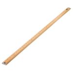 Sew Easy Wooden Metre Stick – Quilting & Patchwork Rule for Applique Sewing, Transparent Acrylic Non-Slip, Metric & Imperial