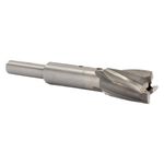 Drill America DEWA/CCBR1 DEWCBR Series Qualtech High-Speed Steel Aircraft Counterbore, 1/4" Shank Diameter, 3/16" Pilot, 3-1/8" Length, 1" Size