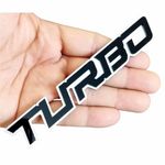 Turbo Logo Sticker for Car and Bike- Accessories by Tyre Tattoo