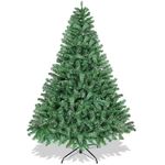 7FT Artificial Christmas Tree with 1150 PVC Branch Tips, Christmas Tree with foldbale Metal Base, Easy Assemble, Christams Decoration for Home, Office,Party,Store