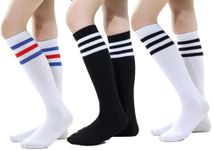 TOCONFFON Knee High Tube Socks for 