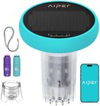 AIPER HydroSync Smart Pool Monitor, 5-in-1 Digital Tester, Ice Blue