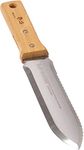 Nisaku NJP650 Japanese Hori Garden Landscaping Digging Tool with Stainless Steel Blade & Sheath, 7.25"