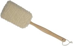 Natural Wooden Handle Ramie Shower 