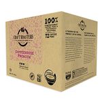 Club Coffee Craft Roasters Coffeehouse Premium - Medium Roast Single Serve Coffee K-Cup Pods, Compostable Coffee Pods, Keurig Brewer Compatible, Rainforest Alliance Certified, 72 Count